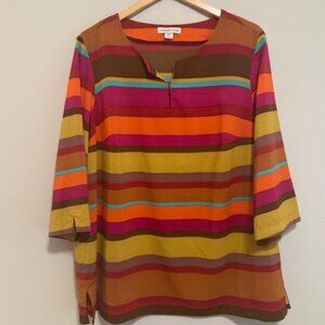 Coldwater Creek Striped Blouse